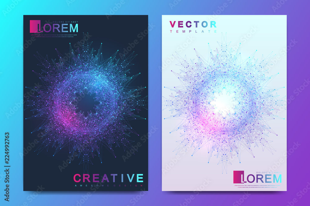 Poster modern vector template for brochure leaflet flyer cover catalog magazine or annual report. golden la