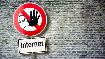 Schild 389 - Internet