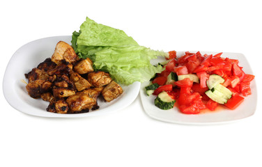 Products and ingredients for shawarma and cookware