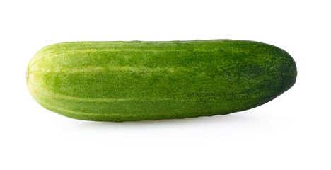 fresh cucumbers isolated on a white background