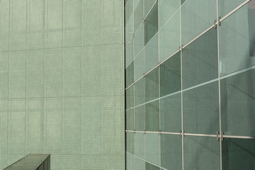 Particolare architettura edificio moderno