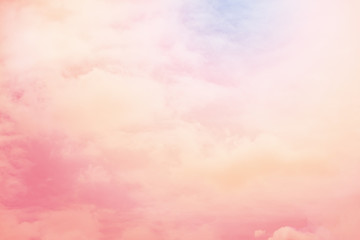 sun and cloud background with a pastel colored

