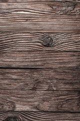 Naklejka premium Vintage brown wooden board vertical image