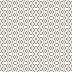 Vector seamless geometric pattern. Simple abstract lines lattice. Repeating elements stylish background