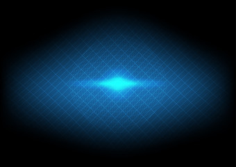 Abstract blue sci-fi space background