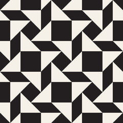 Vector seamless pattern. Modern stylish abstract texture. Repeating geometric tiles