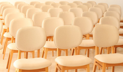 Fototapeta premium Conference hall chairs