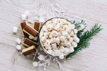 coffee with marshmallows