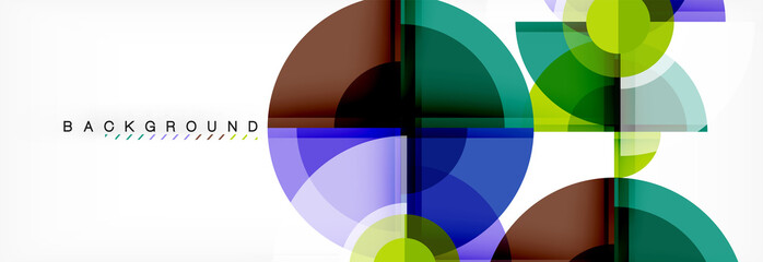 Circle abstract background