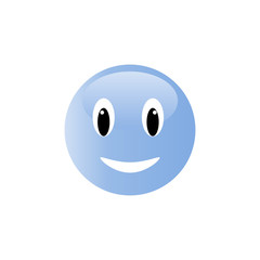Smiley. Vector happy face