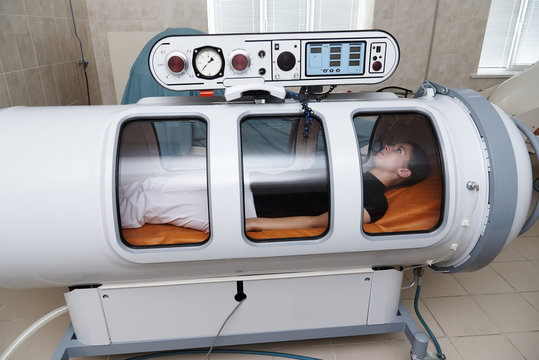 A pressure chamber is a device that saturates the body with a significant amount of oxygen. Hyperbaric oxygenation.