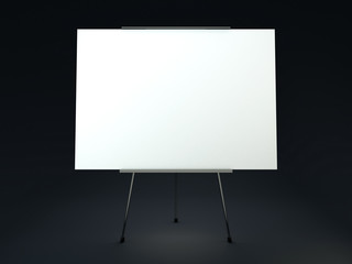 Stand for placing images and texts. 3D