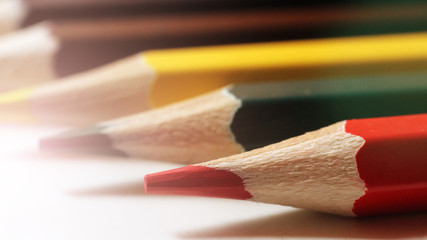Obraz premium Colored pencils for children's creativity