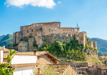 Subiaco (Italy) - A little charming medieval town on the Simbruini mountains in metropolitan city area of Rome