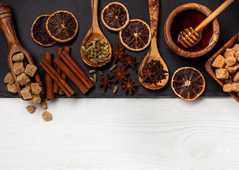 Ingredients for mulled wine