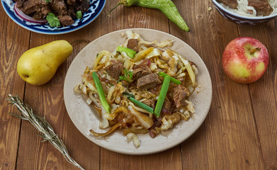 Mongolian Beef Egg Roll