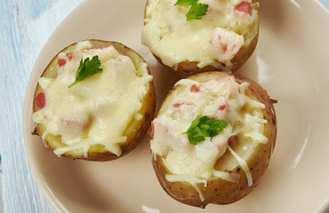 Andouille Stuffed Potatoes