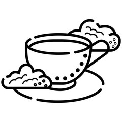 coffee cup icon vector illustration