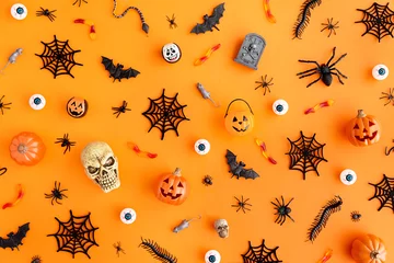 Zelfklevend Fotobehang Halloween object background © Ruth Black