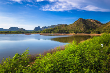 Fototapeta na wymiar Lake View in Sukhothai