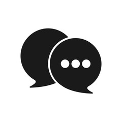 Chat icon.Talk bubble.