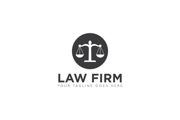Law logo, icon, symbol design template