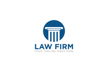 Law logo, icon, symbol design template