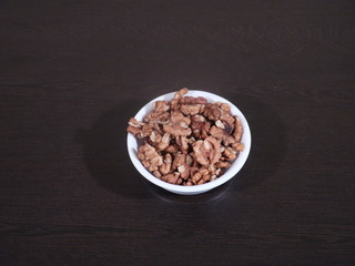 Dry fruits , walnuts akhrot against white background,Walnuts - Walnuts in black background, Walnuts On White Background, Akhrot in White Bowl on Wooden Background,