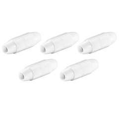 Cable connector white background