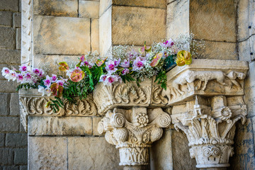 spanish village flowers