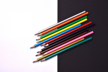 colors ,pen and pencil
