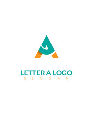 Letter A Logo is made professionally by combining the right colors, to produce a good logo. Simple, elegant. suitable for use in developing companies, to create companies that are confident, energized