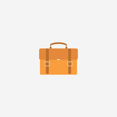 Bag icon. Accessory. Brown.