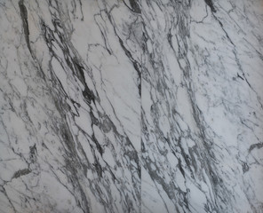 Natural white Calacatta marble texture with random pattern / seamless pattern / mirrorpattern / book match