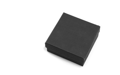 black empty box on white background.