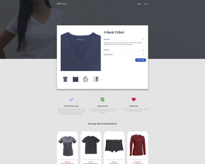 Sección Web de Producto