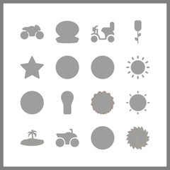 wallpaper icon. star and palm vector icons in wallpaper set. Use this illustration for wallpaper works.