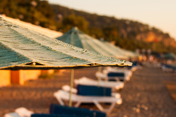 umbrella by the sea from the sun