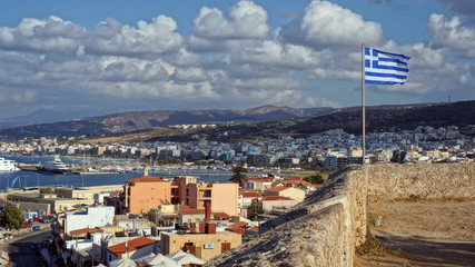 View of the Greek island of Crete