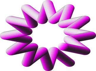 tubular purple starburst