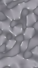 Graphic illustration - liquid pattern gray color. Modern abstract background. Design wallpaper. 3D illustration