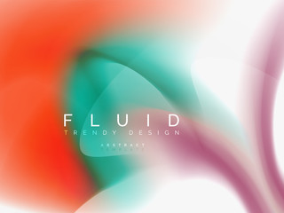 Background abstract - liquid colors wave flow
