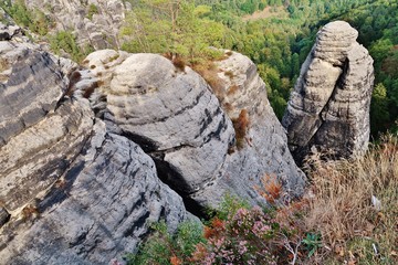 Felsen, Bastei-Region, Sächsische Schweiz