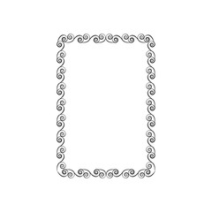 Frame of photo. Fashion graphic background. Modern stylish abstract texture. Colorful template for prints, textiles, wrapping, wallpaper, photo, etc. Design element. Vector illustration.