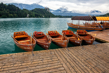 The quay near Isle of Bled