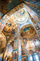 Fototapeta na wymiar Blutskirche St. Petersburg