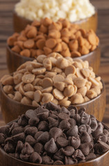 Various Types and Flavors of Baking Chips