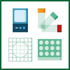 tablet icon. tablets and medicine vector icons in tablet set. Use this illustration for tablet works.