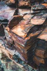 Natural Colored Rock wall