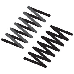 Vector icon with springs
